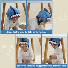 Lurui baby safety helmet side view highlights multi-directional protection