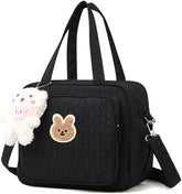 Lushandy Baby Diaper Bag Tote front pocket for quick access to essentials during outings