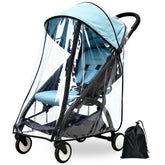 Lusinus yoyo-stroller rain cover fit offers full coverage without hindering the seat.