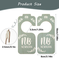 Lusofie double-sided label design helps quickly sort clothes by size.