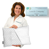 Lussi & Company toddler pillow front view for ergonomic sleep support