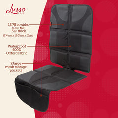 Lusso Gear eco-friendly materials protect seats while reducing environmental impact