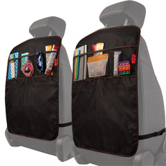 Lusso Gear kick mats back-seat protector covers full seat area, guarding upholstery from spills