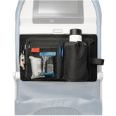 Lusso Gear tray cover five compartments keeps meals and utensils organized on flights.