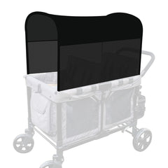 LUAATT stretchy panorama canopy over Wonderfold W2/W4 with full coverage shade