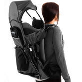 Luvdbaby hiking baby carrier backpack shows padded cocoon for secure toddler support