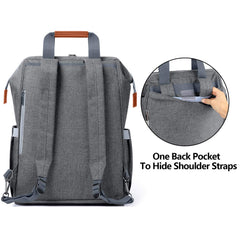 LUXJA breast pump bag top full opening for quick item retrieval.