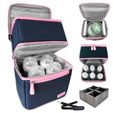 Luxuroo cool insulated breast milk cooler bag front view for on-the-go storage