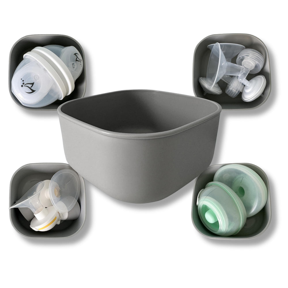 Luxuroo PumpPartment box demonstrates dishwasher-safe design for easy cleanup.