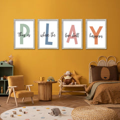 LuZhiQiang Rustic-Kids-Room decor signs enrich a child's space with rustic charm