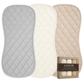 LUZZOR Changing Pad Liners 3 Pack top layer bamboo viscose offers silky softness