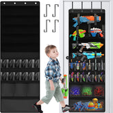 Lveesto Over the Door Organizer front view with 16 pockets for quick access