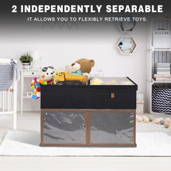 LVGOATH toy storage box adjustable dividers fit toys of different sizes and shapes.