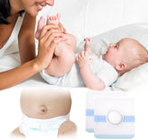 Lvyeyung baby belly patch close-up shows soft cotton pad for gentle support