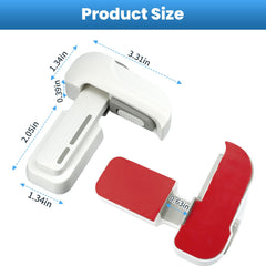 Lwuzkdo fridge lock dual buttons enabling secure two-mode operation