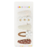 LXC YIZHIFA baby hair clips set with four snap barrettes for secure everyday hairstyles.