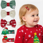 LXC YIZHIFA Christmas hair clip with Santa hat adds festive charm for photos