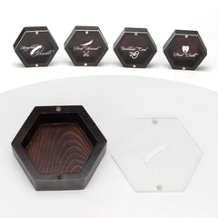 Lxmxgk keepsake box with clear acrylic lid for visible stored treasures.