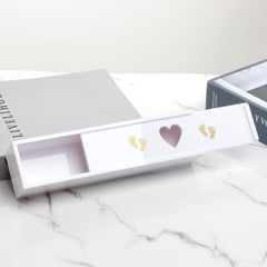 Lxmxgk pregnancy test keepsake box dust-protected against dust and damage.