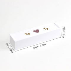 Lxmxgk pregnancy test keepsake box open pull access for easy secure storage.