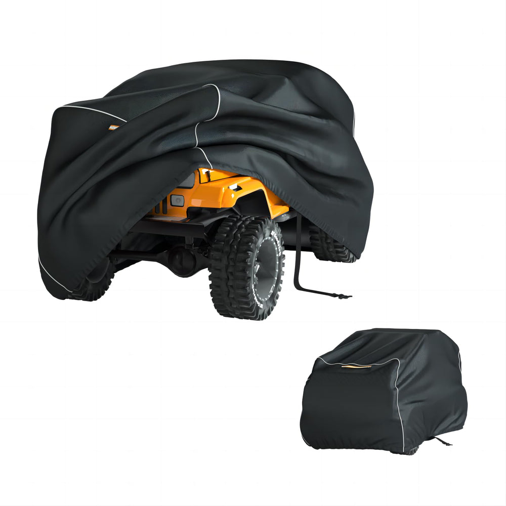 LYBOSH Kids Car Cover on a 55-inch toy car provides durable outdoor protection.