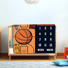 LYLYCTY milestone blanket frames highlight growing moments around the blanket.