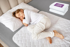 Lynmark 2X toddler potty pad top layer keeps moisture contained for dry mornings.