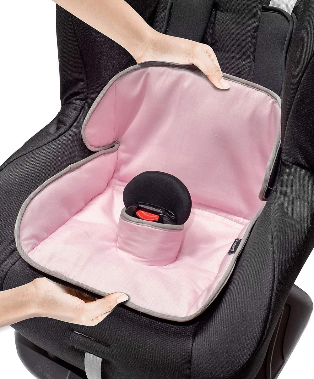 Lynmark Potty Training Car Seat Protector Cover front view pink – spill protection for toddlers on trips