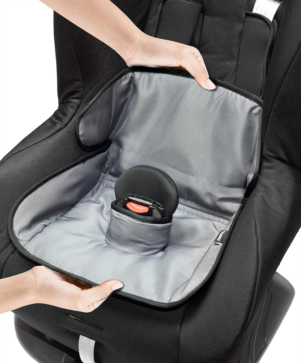 Lynmark Potty Training Car Seat Protector Cover gray top view for easy cleanup