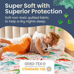Lynmark Potty-Training Mattress Protector machine-washable design for easy cleanup