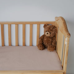 LYRICHOM BABY mini-crib sheets snug-elastic corner for secure fit during sleep.