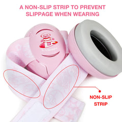 LYSIAN Pink Baby Ear Muffs with ABS shell for durable everyday use