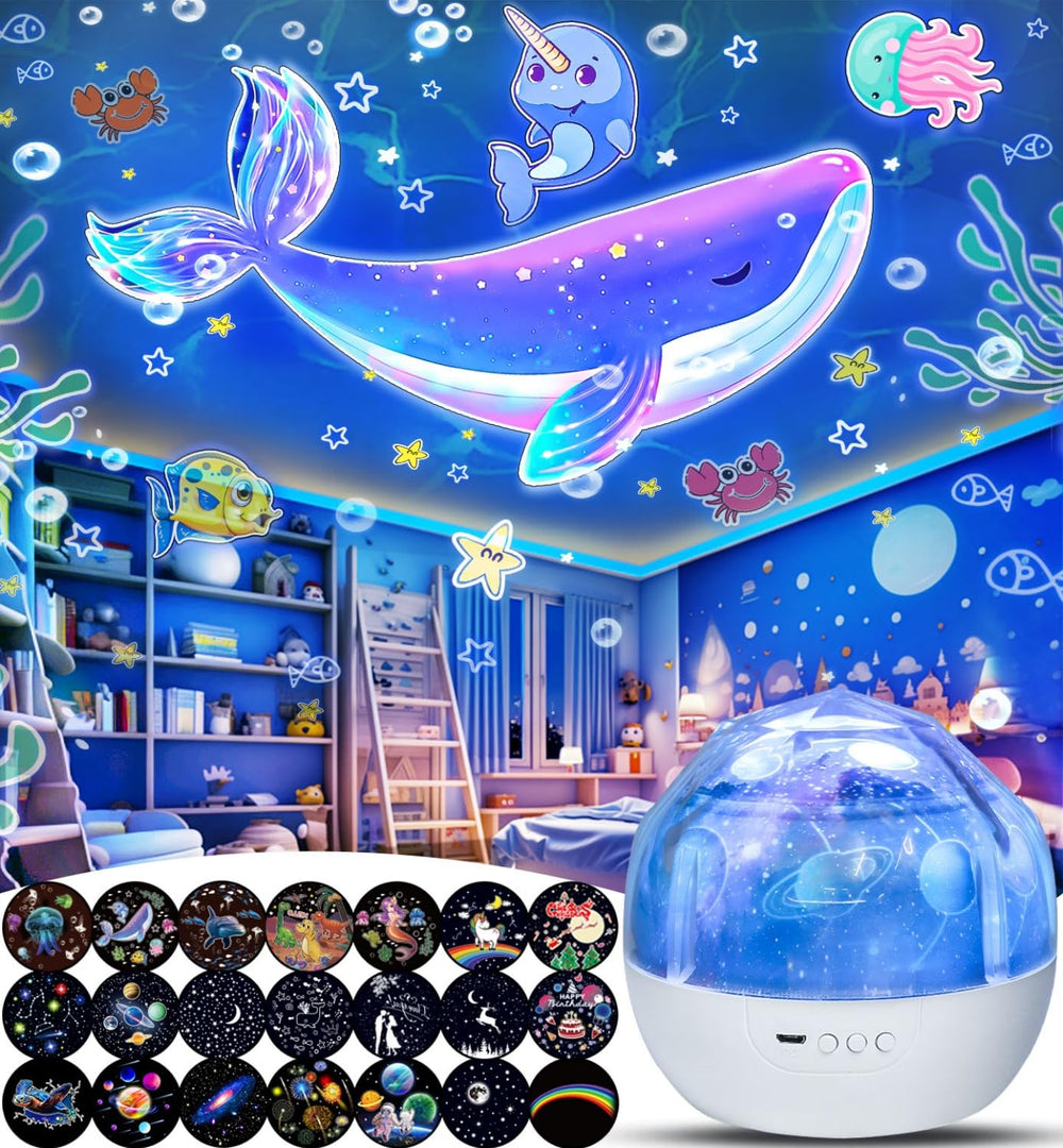 LytRdIt 21-films star projector closeup showcases cozy night-light for bedtime