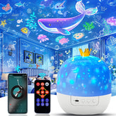 LytRdIt star-moon projection fills the ceiling with dreamy scenes for bedtime.