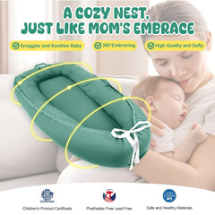 Lzhuanmi baby nest cover is travel-ready and lightweight for on-the-go use.