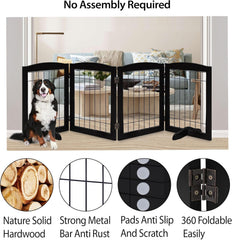 LZRS wooden-and-metal rails image emphasizes durable construction that resists chewing.