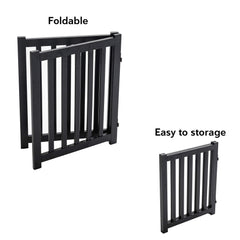 LZRS wooden dog gate doorway application provides temporary pet separation