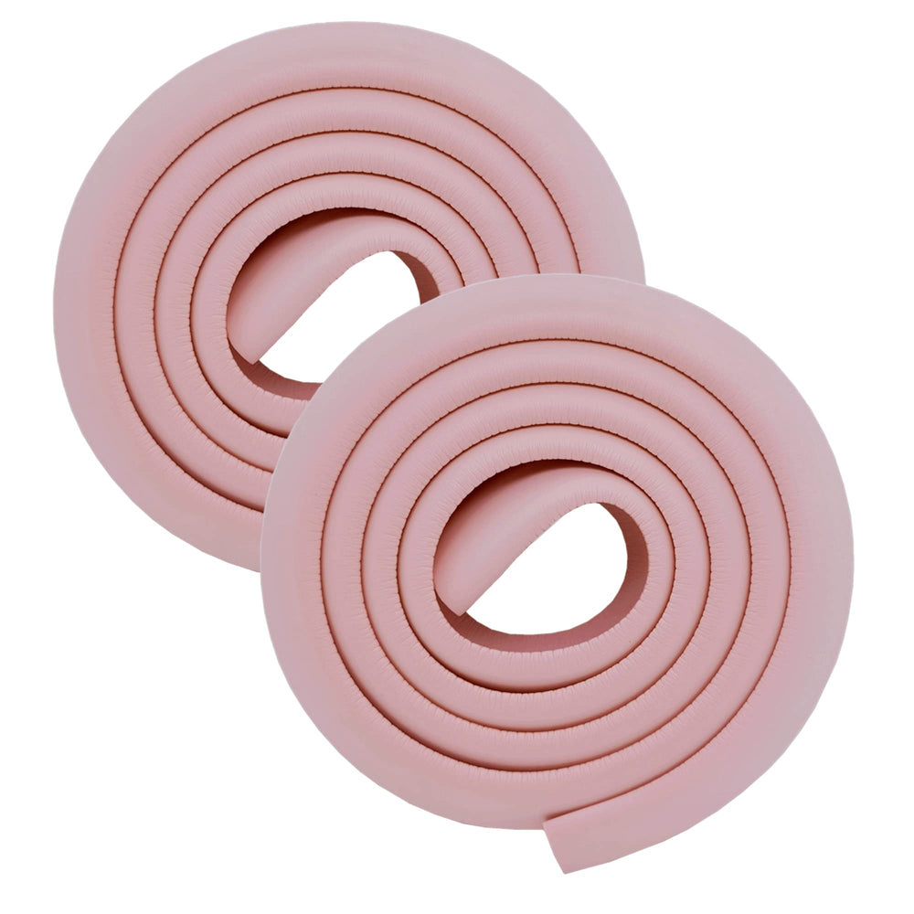 M2cbridge pink edge guard foam top view for safer playtime