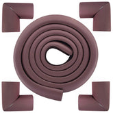 M2cbridge edge protector 2m brown protects furniture edges during play