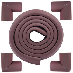 M2cbridge edge protector 2m brown protects furniture edges during play