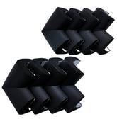 M2cbridge edge protector with 8 corners in black offering corner safety and impact absorption