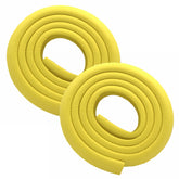 M2cbridge L Shape Edge Protectors yellow closeup showing thick foam cushioning for safer play