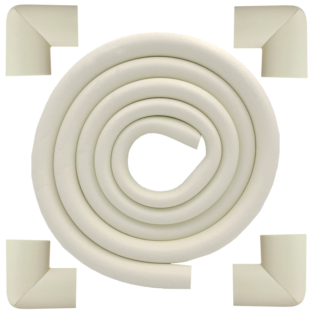 M2cbridge U Shape Edge Guard off-white with four corners protects furniture edges.