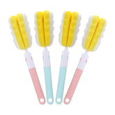 Maahongh bottle brush sponge set for quick, thorough bottle cleaning and kitchen hygiene.