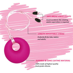 MaberryTech Direct ice cream chew necklace offers fidget-friendly texture for anxiety relief.