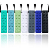 MaberryTech Direct chew necklaces in various colors offer safe sensory fidgeting for kids