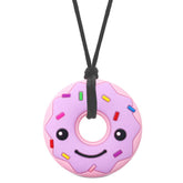 Maberry Sensory Chew Necklace donut design for calm focus during daily tasks