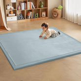 MABOZOO extra thick play mat foam padding cushions babies during play.