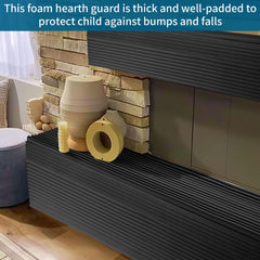 MABOZOO fireplace hearth pad rolls 158 inches shown in full length
