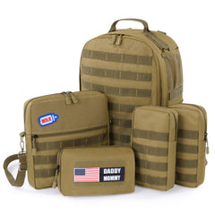 MABOZOO main diaper bag backpack showcases roomy storage for baby essentials.